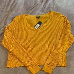 Wild Fable Cropped Knitted Sweater